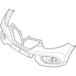 Orig. Renault Stossf&auml;nger Verkleidung 620224929r