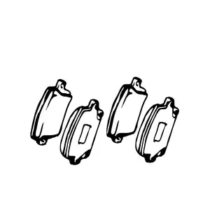 Orig. Toyota Bremsklotzsatz 0446502130