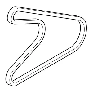 Orig. Toyota Hauptriemen 90916w2041