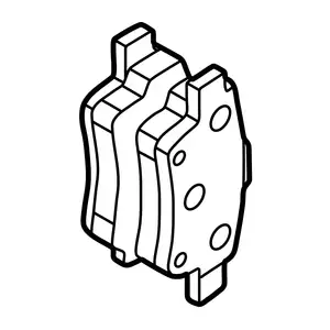 Orig. Hyundai Bremsklotzsatz 583021ha10