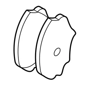 Orig. Toyota Bremsklotzsatz 04465yzzcn