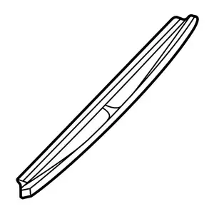 Orig. Hyundai Scheibenwischerblatt Hinten 988501p000