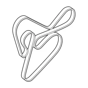 Orig. Hyundai Hauptriemen 252122f320