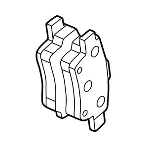 Orig. Toyota Bremsklotzsatz 04466yzzc4