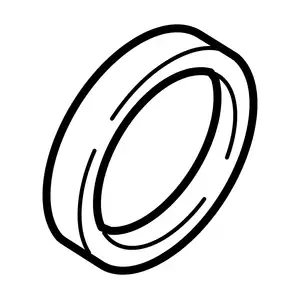 Orig. Hyundai Kurbelwellendichtring (stirnrad) 214212m000