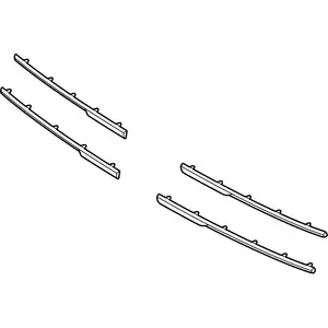 Orig. Renault Zierleiste Seitlich Satz 620724784r