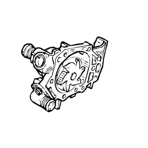 Orig. Renault Wasserpumpe 8660003259