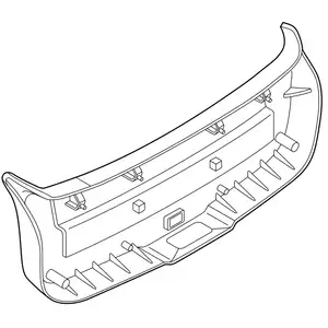 Orig. Toyota Verkleidung Heckt&uuml;re/-klappe Unten