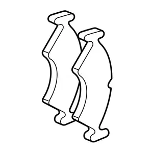 Orig. Hyundai Bremsklotzsatz 583021ja31