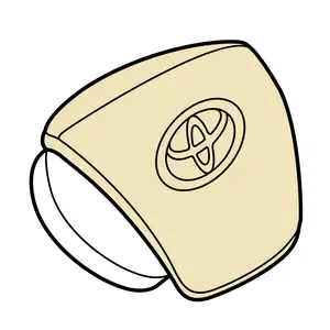 Orig. Toyota Airbageinheit Fahrer 4513005112b0