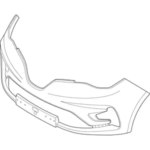 Orig. Renault Stossf&auml;nger Verkleidung 620101224y