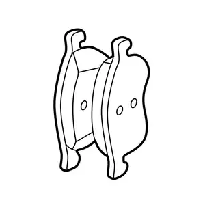 Orig. Fiat Bremsklotzsatz 71753039