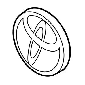 Orig. Toyota Emblem (stossf&auml;nger Vorn) 90975w2003