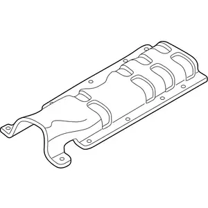 Orig. Renault Hitzeschutz Auspuffrohr Vorne 205961407r