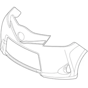 Orig. Toyota Stossf&auml;nger Verkleidung 521190u905