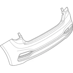 Orig. Hyundai Stossf&auml;nger Komplett 86610c8af0