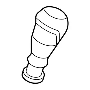 Orig. Fiat Schaltknauf 55346849