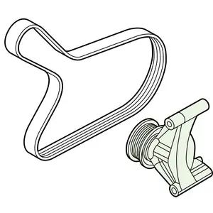 Orig. Renault Hauptriemensatz 117200277r