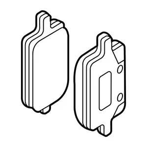 Orig. Toyota Bremsklotzsatz 04465yzzda