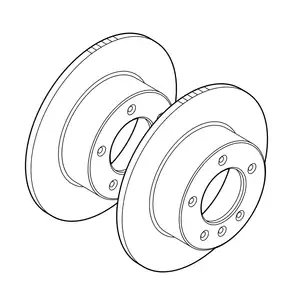Orig. Renault Bremsscheibe Satz 7711948177