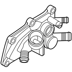 Orig. Renault Thermostatgeh&auml;use Mit Thermostat 110610362r