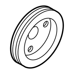 Orig. Hyundai Zusatz Riemenscheibe Kurbelwelle 252872a010