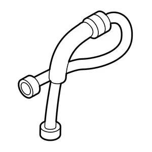 Orig. Renault K&uuml;hlr&uuml;cklaufleitung Turbo 144986ub0b