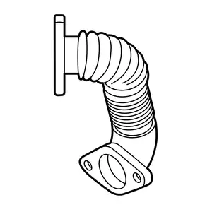 Orig. Renault Leitung Auspuffkr&uuml;mmer/abgask&uuml;hler 147256115r