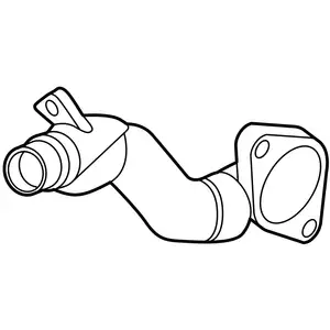 Orig. Renault Verbindungsrohr Thermostat/wasserpumpe 210458196r