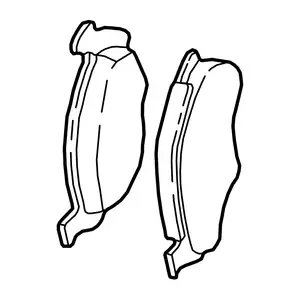 Orig. Renault Bremsklotzsatz 7711946188