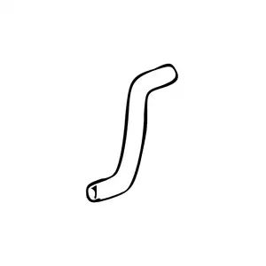 Orig. Toyota K&uuml;hlerschlauch Unten 1657211220