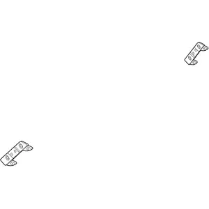 Orig. Renault Satz Stossf&auml;ngerhalter Seitlich 798e42291r