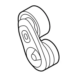 Orig. Jaguar Spannrolle Hauptriemen