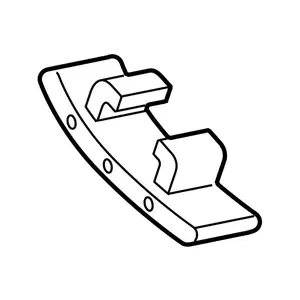 Orig. Jaguar Umlenkrolle/f&uuml;hrungsschiene Oben Lr073756