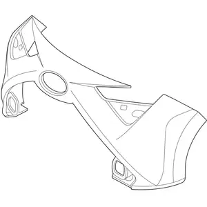 Orig. Toyota Stossf&auml;nger Verkleidung 521190h920