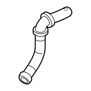 Orig. Renault R&uuml;cklaufschlauch W&auml;rmetauscher 924100038r