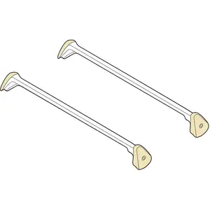 Orig. Toyota Dachreling Traverse Satz