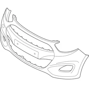 Orig. Hyundai Stossf&auml;nger Verkleidung 865110x200