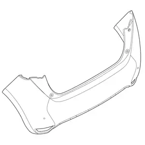 Orig. Renault Stossf&auml;ngerverkleidung 850223975r