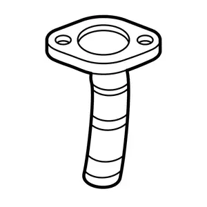 Orig. Mazda &Ouml;lr&uuml;cklaufleitung Turbo Y60114260a