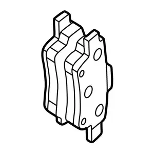 Orig. Mazda Bremsklotzsatz Gsyd3328z9c