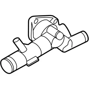 Orig. Renault Thermostatgeh&auml;use Mit Thermostat 110608431r