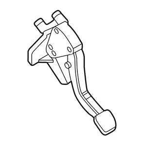 Orig. Mazda Kupplungspedal Kompl. Mit Halter Dry041300