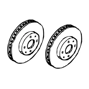 Orig. Renault Bremsscheibensatz 402064230r