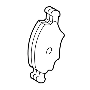 Orig. Toyota Bremsklotzsatz 04465yzzds