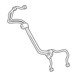 Orig. Jaguar Einspritzleitung C2z30691