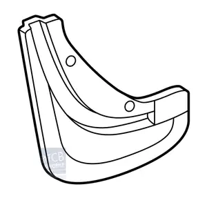 Orig. Jaguar Schmutzf&auml;nger Hinten Satz