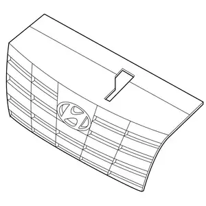 Orig. Hyundai K&uuml;hlergrill Komplett 86350cz100