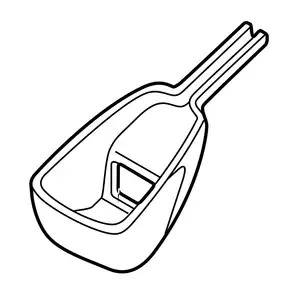 Orig. Renault Abdeckung Halter Innenspiegel 963296852r