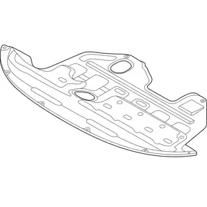 Orig. Hyundai Motorschutzblech 29110d7100